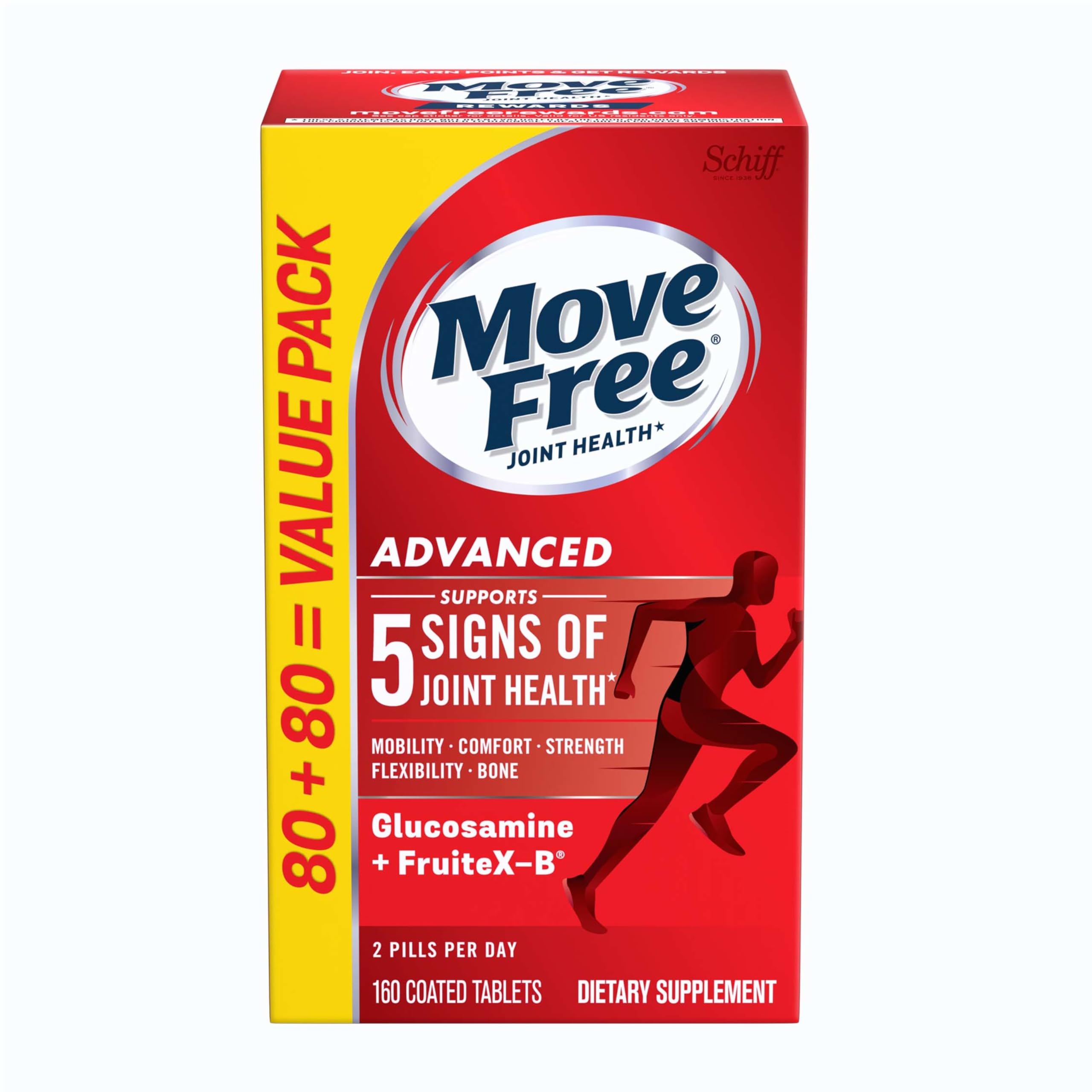 Move Free Advanced Supplement Main Packaging